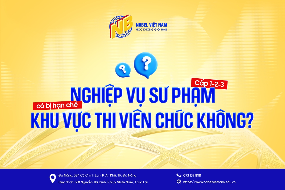 CHỨNG CHỈ NGHIỆP VỤ SƯ PHẠM CẤP 1,2,3 CÓ BỊ HẠN CHẾ KHU VỰC GIẢNG DẠY KHÔNG ? 